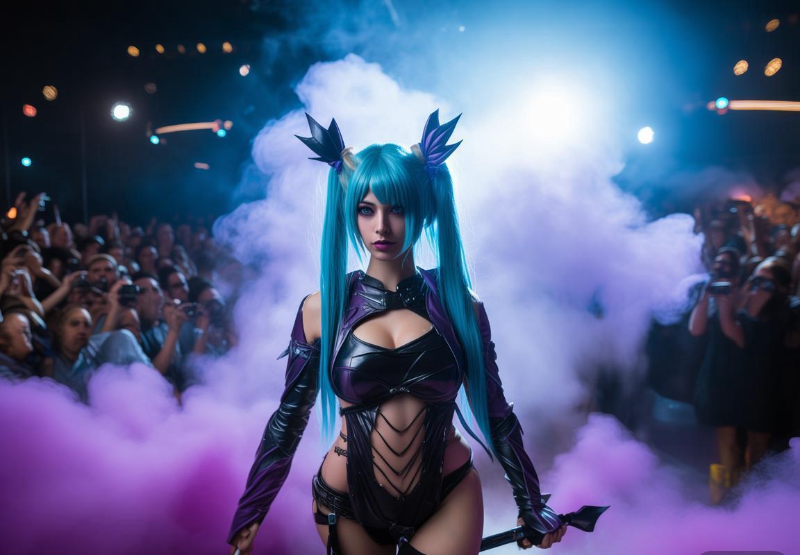 Cosplay大赛惊艳现场,一位玩家神还原K/DA阿卡丽